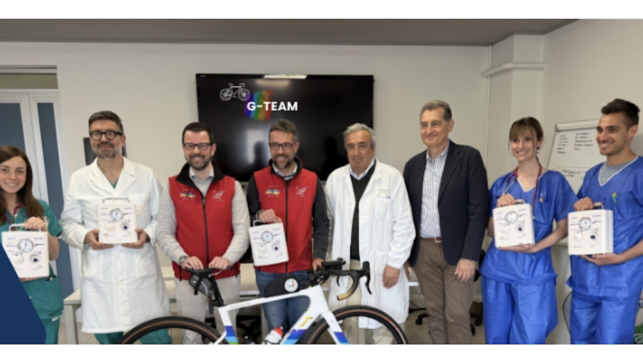 Cinque ventilatori T-piece a Terapia Intensiva Neonatale AOU da Associazione G-Team